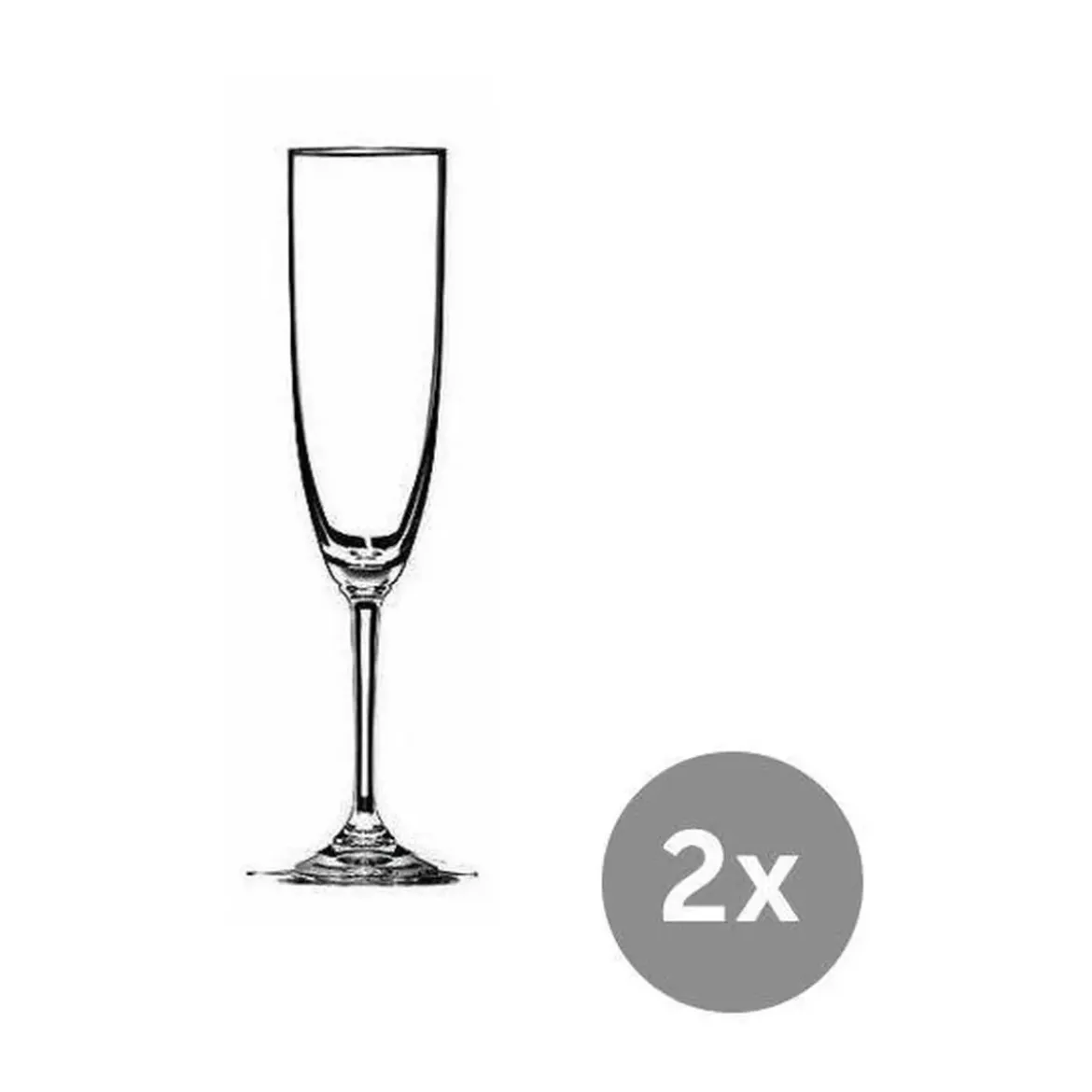 Riedel Champagner Glas 2er Set Vinum