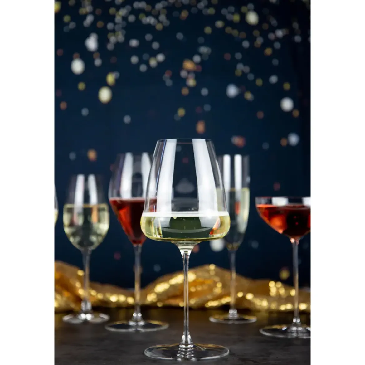 Riedel Champagnerglas mit Moussierpunkt 0,74 l Winewings klar