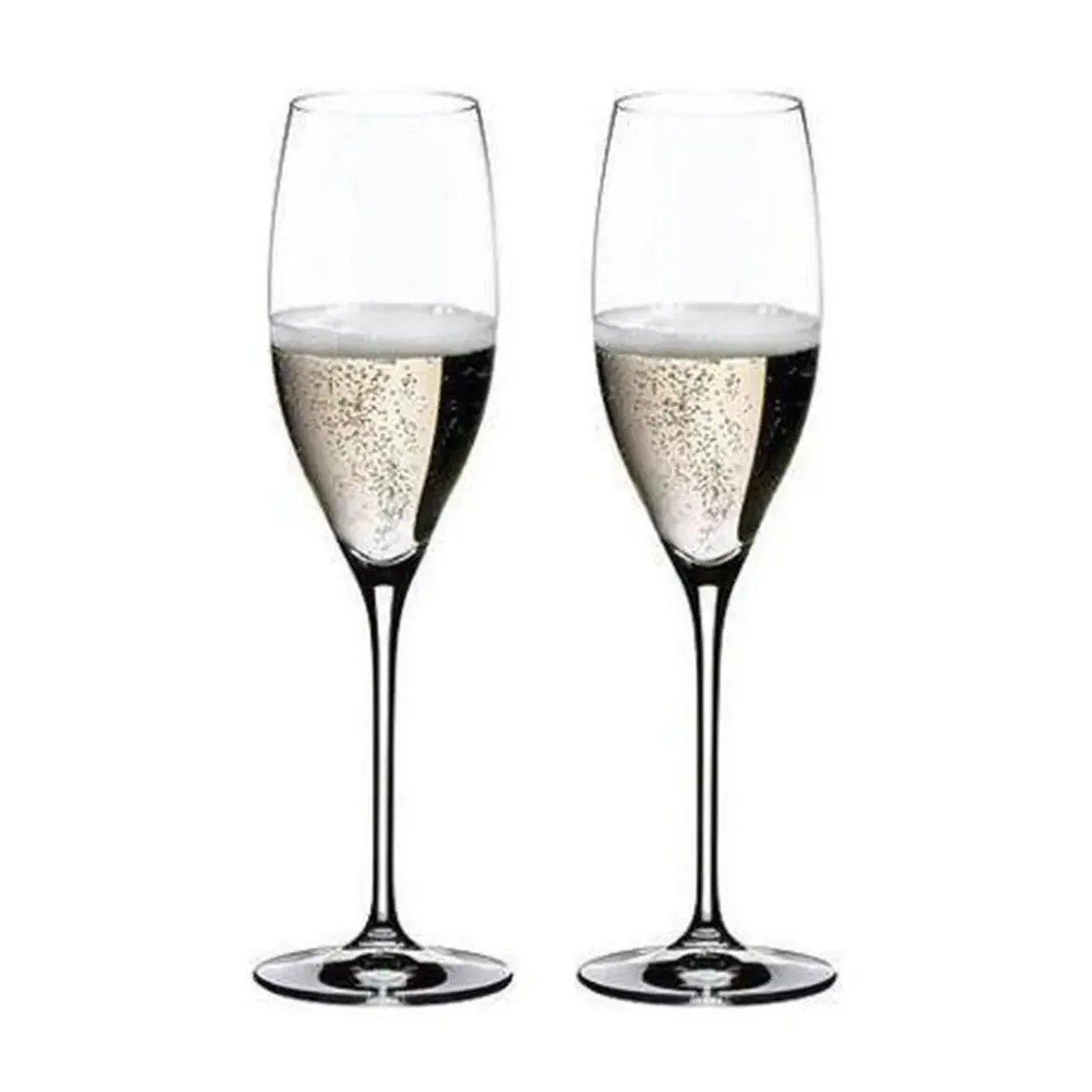 Riedel Cuvée Prestige Glas 2er-Set Vinum mit Moussierpunkt klar