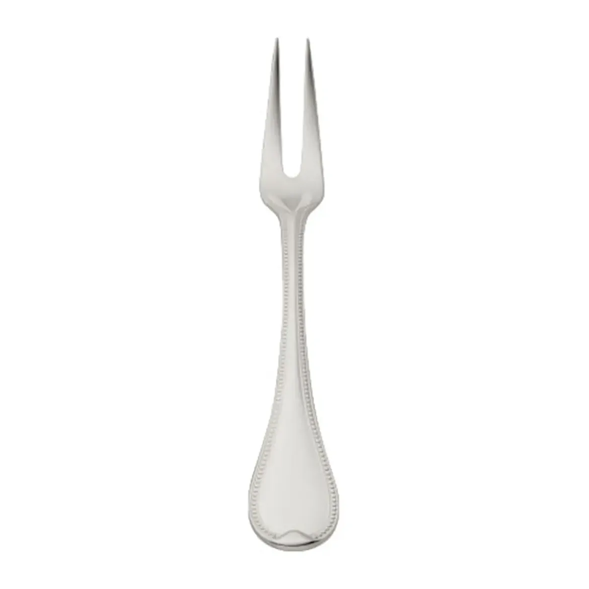Robbe & Berking Fleischgabel gross Französisch Perl 150 g versilbert