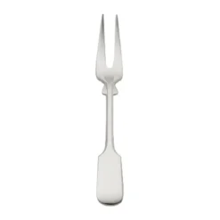 Robbe & Berking Fleischgabel klein Alt Spaten 925 Sterlingsilber