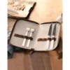 Robbe & Berking Grillset 4tlg. Frozen Black Riva 925 Sterlingsilber