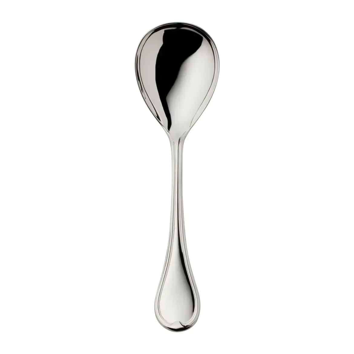Robbe & Berking Kompottlöffel gross Classic Faden 150 g versilbert