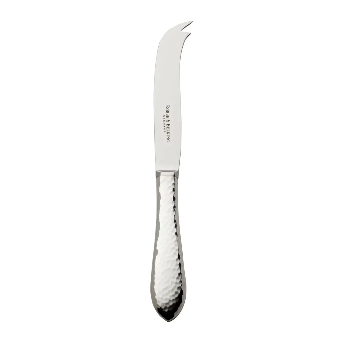 Robbe & Berking Käsemesser mit Stahlklinge Martelé 925 Sterlingsilber