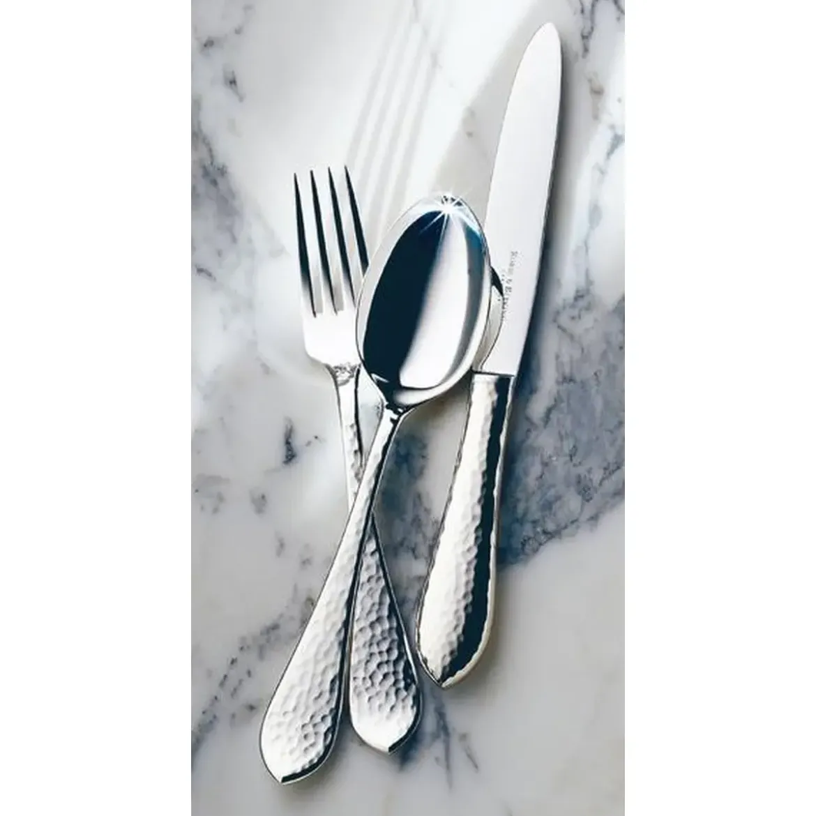 Robbe & Berking Menübesteck-Set 30-tlg. Martelé 150 g versilbert
