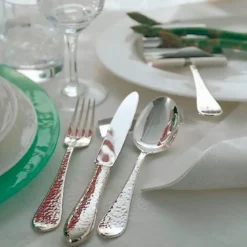 Robbe & Berking Menübesteck-Set 30-tlg. Martelé 150 g versilbert