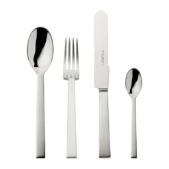 Robbe & Berking Menübesteck-Set 4-tlg. Sphinx 150 g massiv versilbert