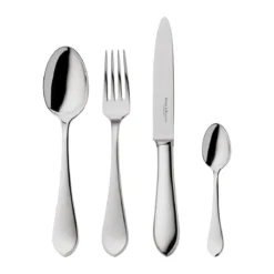 Robbe & Berking Menübesteck-Set 4-tlg. Eclipse 150 g versilbert