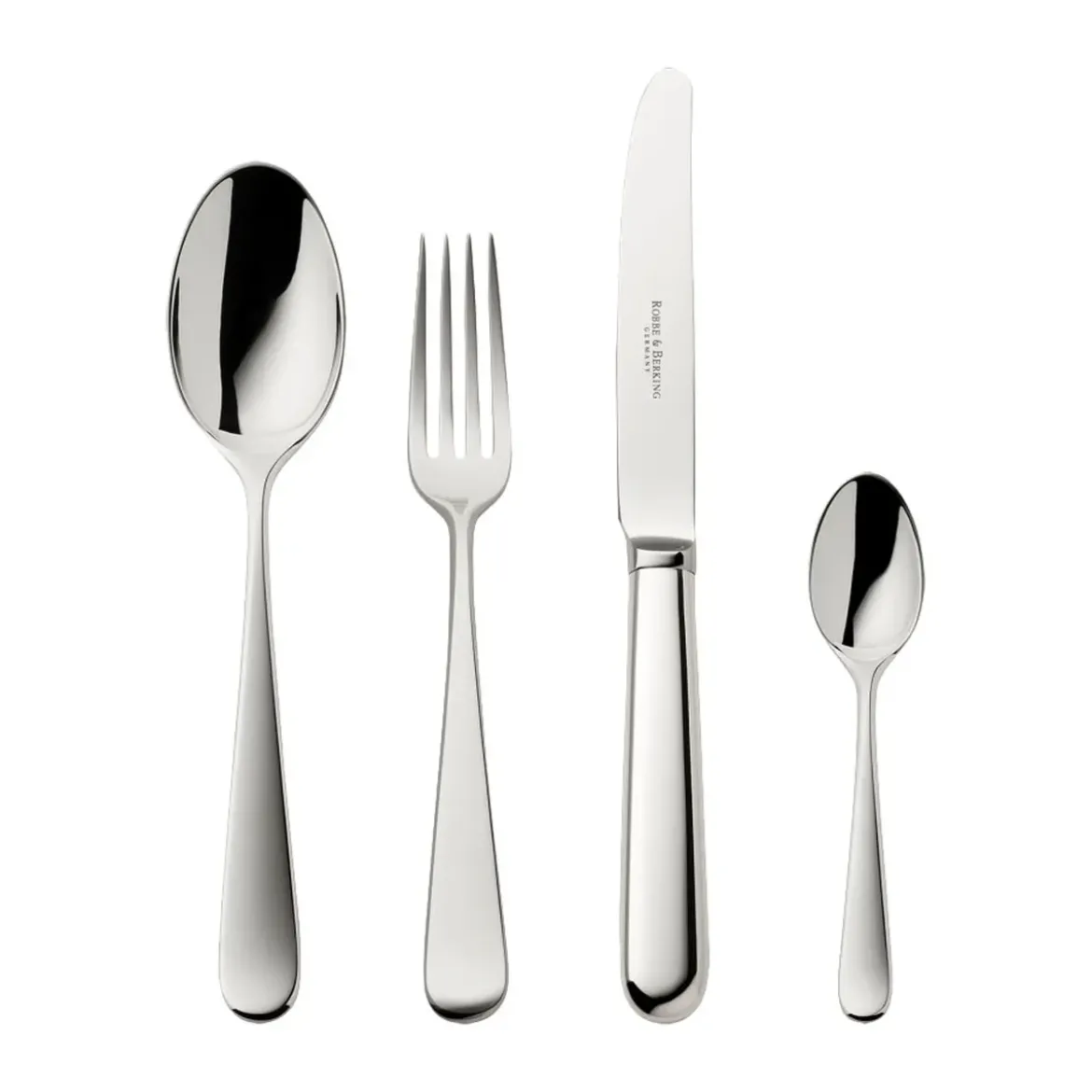 Robbe & Berking Menübesteck-Set 4-tlg. Dante 925 Sterlingsilber