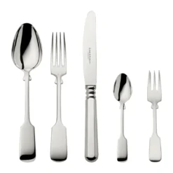 Robbe & Berking Menübesteck-Set 30-tlg. Alt-Spaten 925 Sterlingsilber