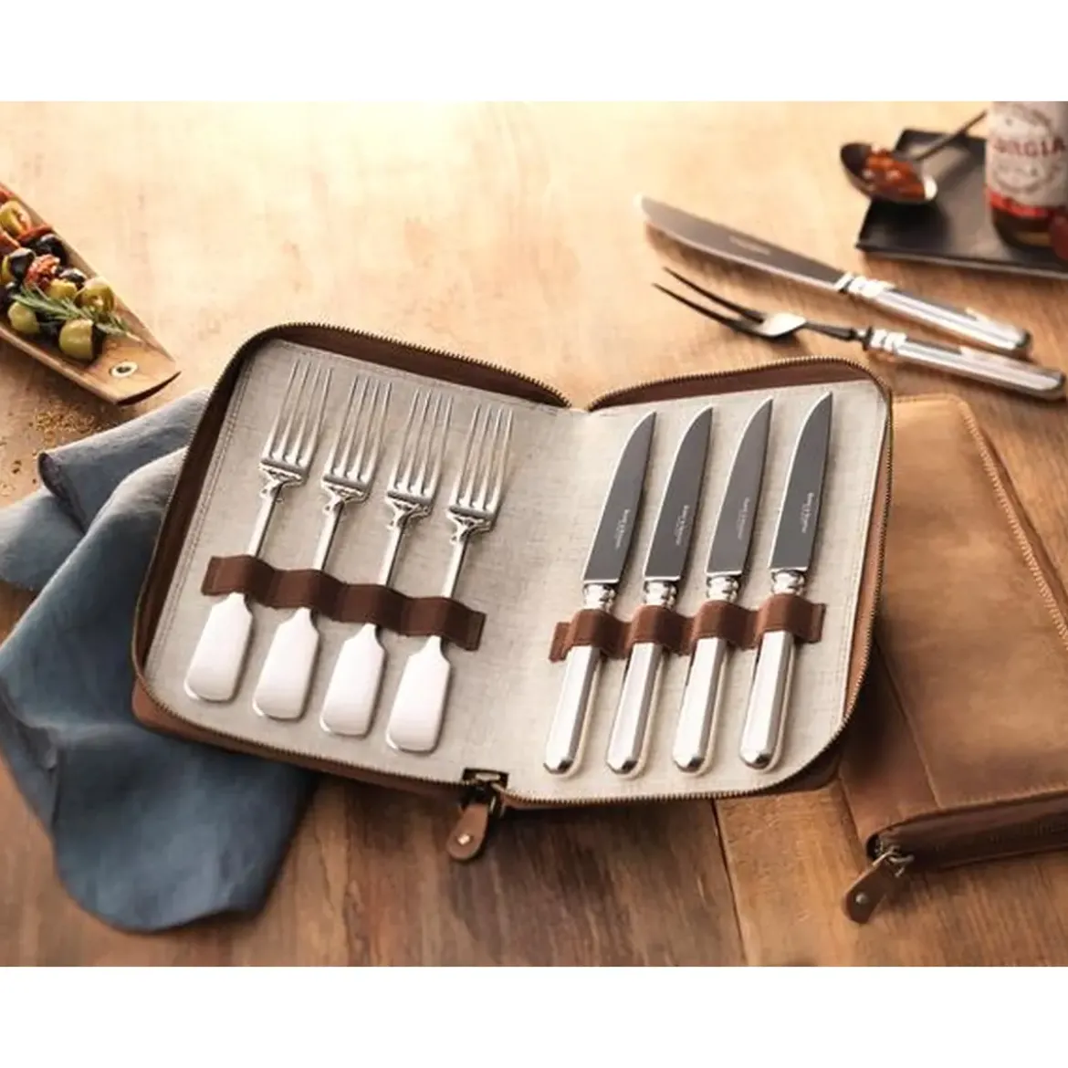 Robbe & Berking Menügabel Alt Spaten 925 Sterlingsilber