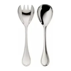 Robbe & Berking Salatbesteck klein Französisch Perl 150 g versilbert