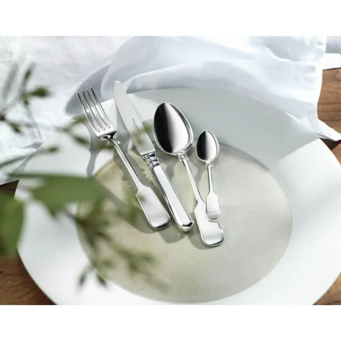 Robbe & Berking 4 tlg. Garnitur Alt Spaten 150 g versilbert