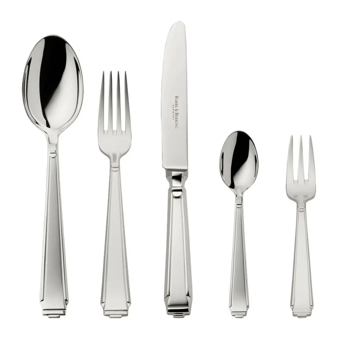 Robbe & Berking 30 tlg. Garnitur Art Deco 925 Sterlingsilber