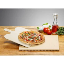 Rommelsbacher Pizza-/Brotbackstein-Set 2-tlg. natur