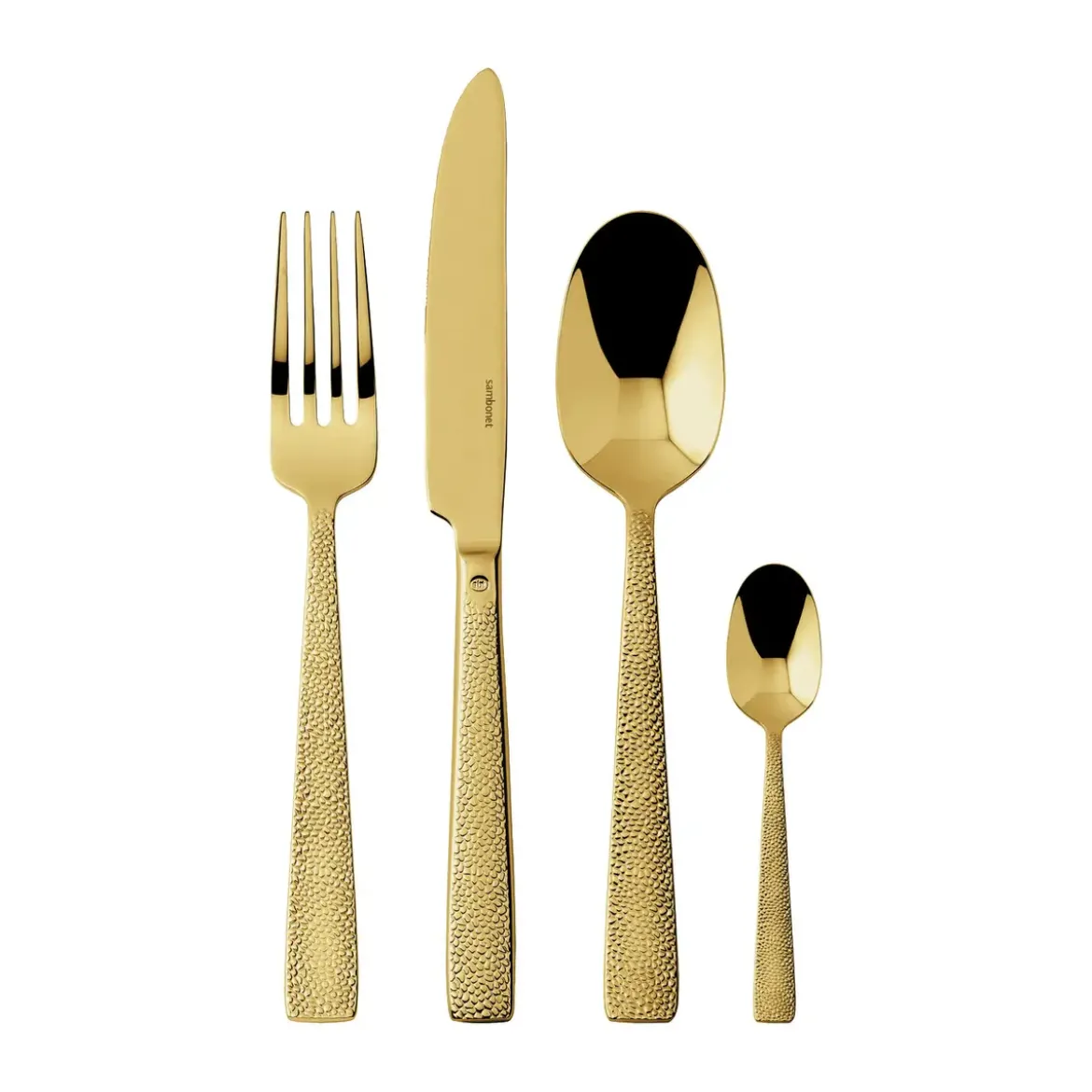 Sambonet Besteck-Set 24-tlg. Siena Mirror PVD Gold
