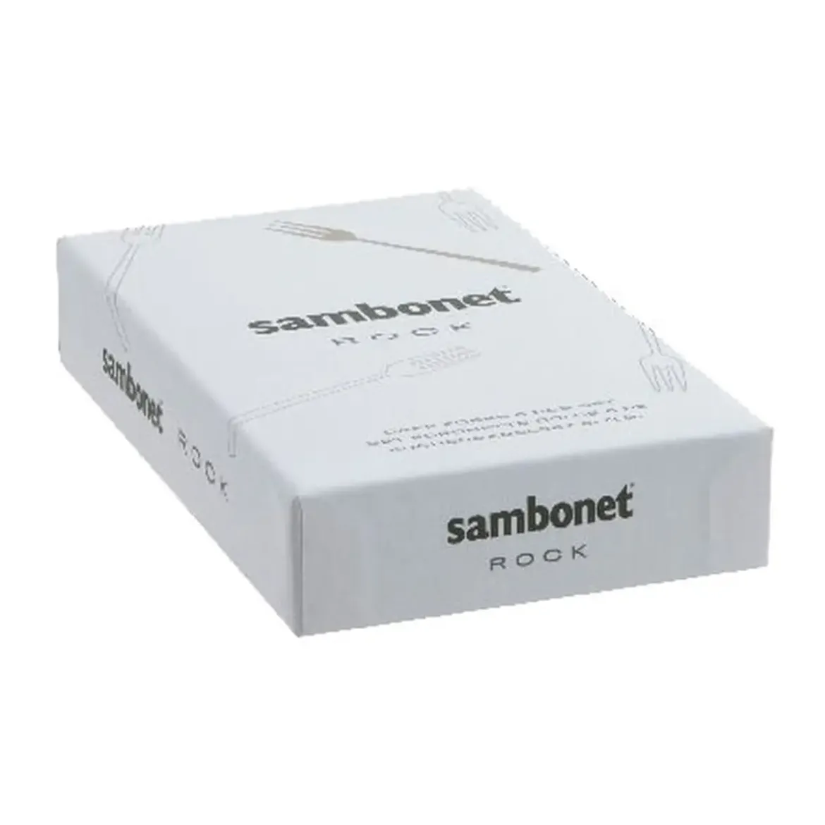 Sambonet Kuchengabel 6 St. Rock Antique Edelst./PVD Champagne