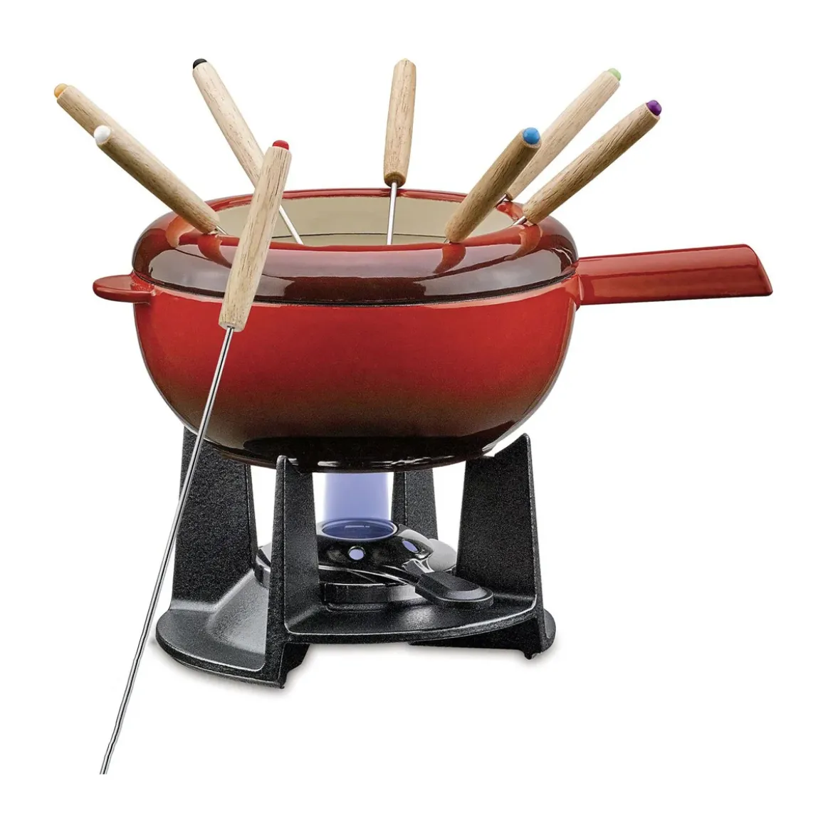 Spring Fondue-Garnitur 12-tlg. Saas-Fee rot