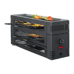 Spring Raclette Pizza für 6 46x22x16 cm schwarz