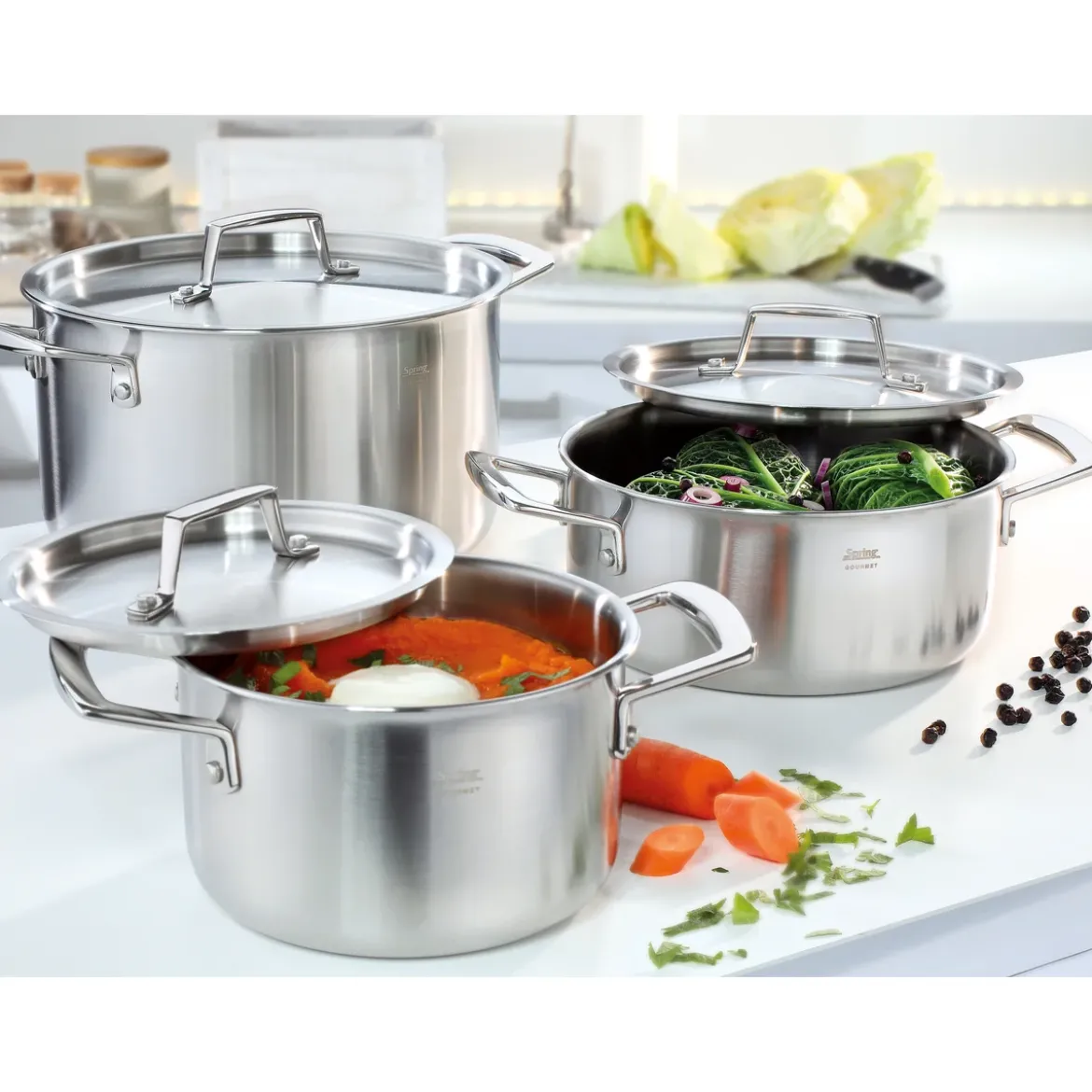 Spring Topf-Set 4-tlg. Gourmet