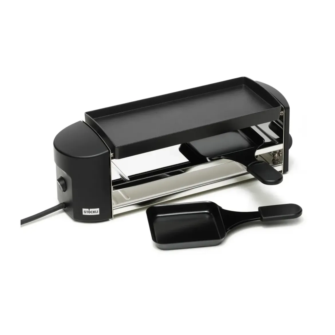 Stöckli Raclette Cheeseboard Twin für 2 35 cm anthrazit