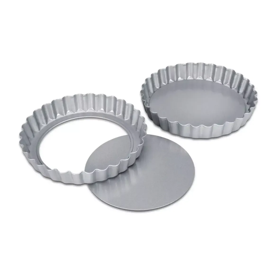 Städter Tarteform mit Hebeboden 2er-Set We love baking silber