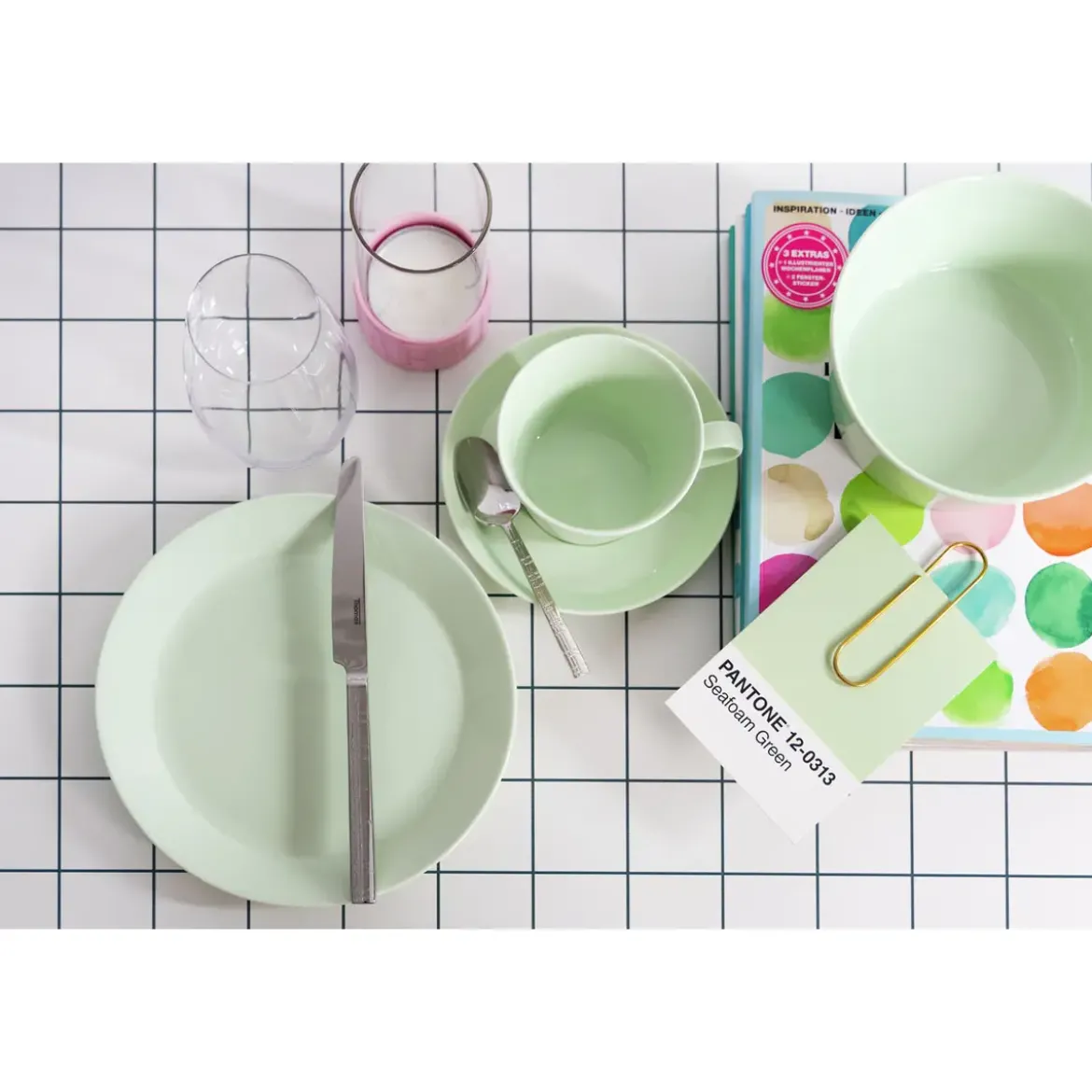 Thomas Speiseteller 27 cm Tric Lime Cream