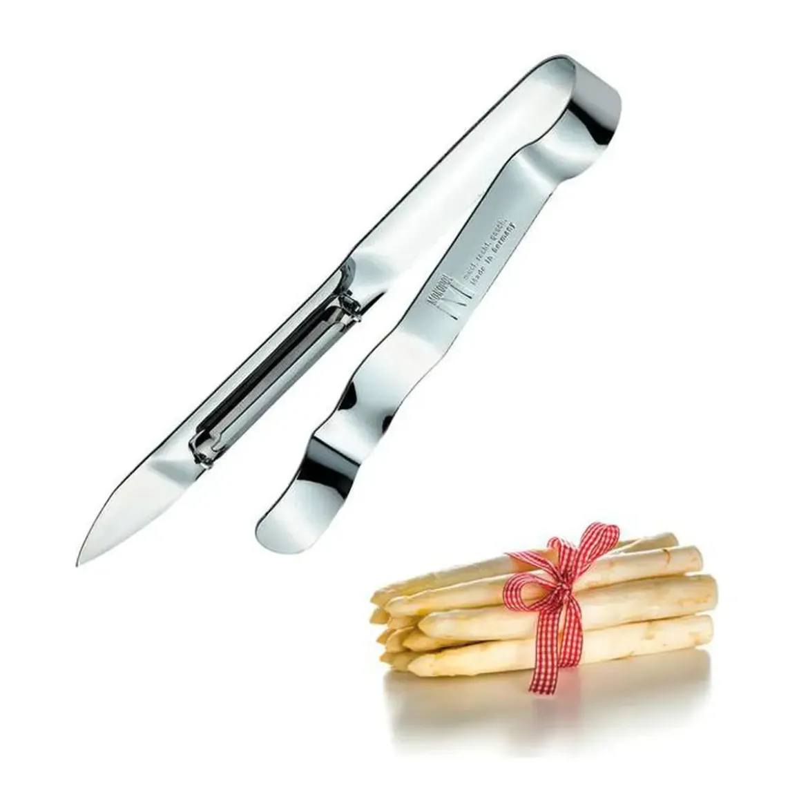 Westmark Spargelschäler Asparago 17 cm Monopol Edition silber
