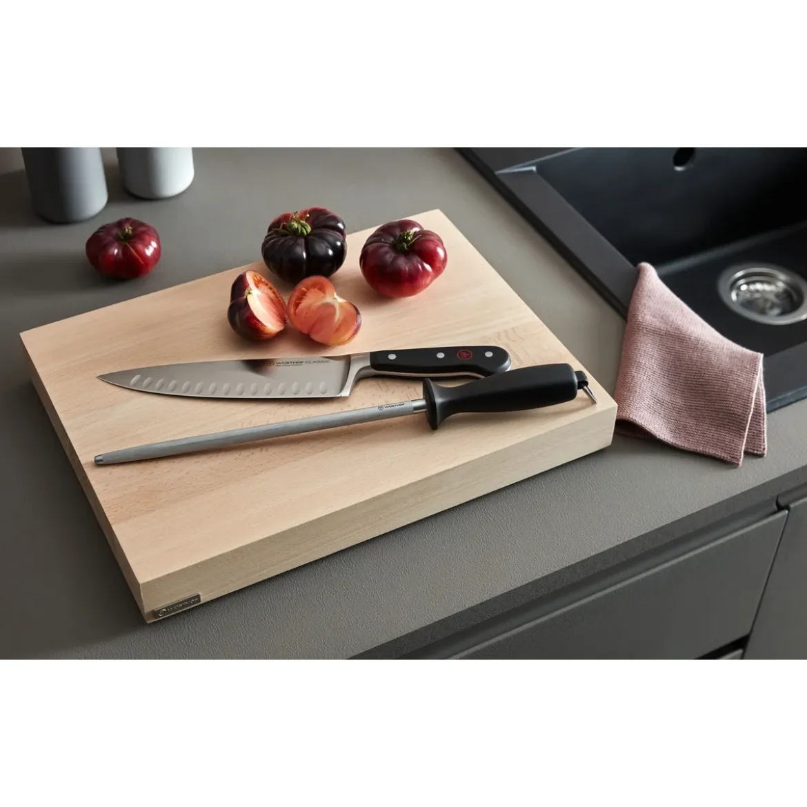 Wüsthof Wetzstahl 26 cm schwarz