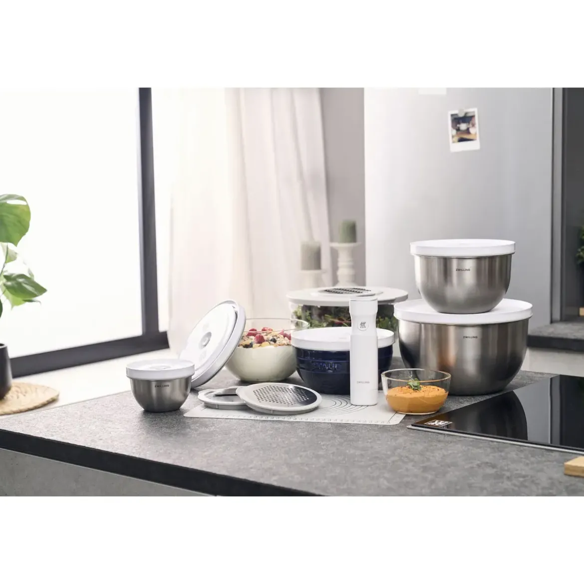 Zwilling Vakuum-Schüssel M 18 cm Fresh & Save Bowls edelstahl