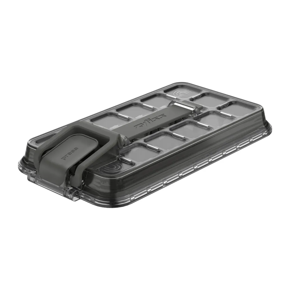 Zyliss Press & Pull Eiswürfelform 24,8x12,9x5,8 cm schwarz